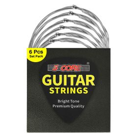 5 Core Guitar Strings Electric Pure Nickel Guitar Strings .009-.042 Guitar Strings Electric 6 String set - GS EL NK