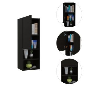 Black Wengue Rectangle 2-Shelf Medicine Cabinet