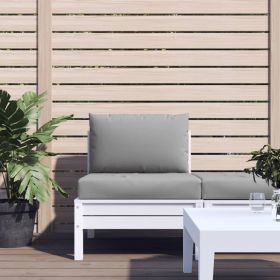 Pallet Cushions 2 pcs Gray Oxford Fabric