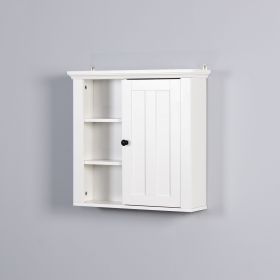 Bathroom Wooden Wall Cabinet with a Door 20.86x5.71x20 inch