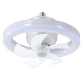 Socket Ceiling Fan with Light and Remote 360�� Rotating Ceiling Fan 3 Colors and 3 Wind Speeds