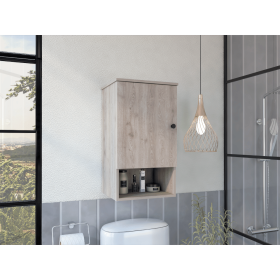 Kensington 1-Shelf Medicine Cabinet Light Grey