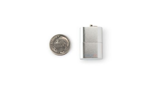 Concise Pocket-Sized MicroSD Reader Works on Apple & Windows for File Transfer
